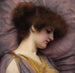 Pensées Lointaines - John William Godward — näkymä teoksesta