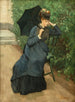 Femme avec parapluie - Pericles Pantazis — näkymä teoksesta