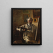 L'autoportrait de l'artiste - Peter Alfred Schou | Reproduction — kehystetty taideteos seinällä