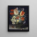 Nature morte aux tulipes - Peter Binoit — kehystetty taideteos seinällä