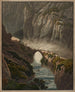 Le Pont du Diable au St. Gotthard - Peter Birmann — näkymä teoksesta