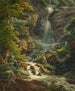 Cascade de Schelmenloch - Peter Birmann — näkymä teoksesta