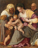 La Vierge à l'Enfant avec sainte Élisabeth l'Enfant, saint Jean-Baptiste et un jésuite - Peter Candid — näkymä teoksesta