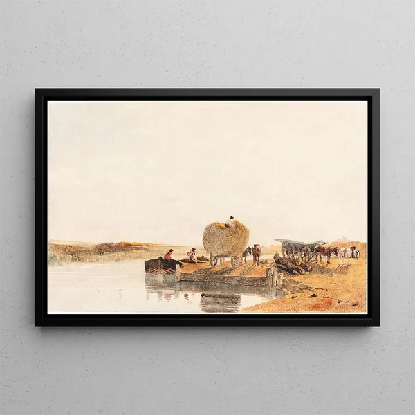 Peter De Wint - Evening on the Foss Dyke near Lincoln.webp