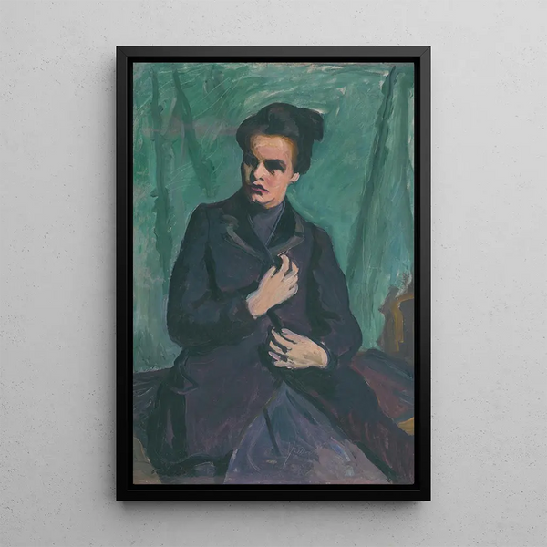 Muotokuvan luonnos - Peter Dobrović — kehystetty taideteos seinällä