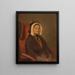 Antonia Geiger, mère de l'artiste - Peter Johann Nepomuk Geiger — kehystetty taideteos seinällä