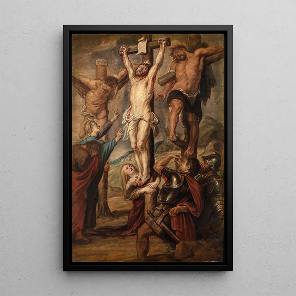 Golgata - Peter Paul Rubens — kehystetty taideteos seinällä