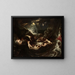 Héros et Léandre - Peter Paul Rubens — kehystetty taideteos seinällä