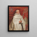Matthaeus Yrsselius 1541-1629 Abbé de l'abbaye Saint-Michel d'Anvers - Peter Paul Rubens — kehystetty taideteos seinällä