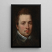 Nuoren miehen muotokuva - Peter Paul Rubens — kehystetty taideteos seinällä