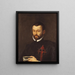 Portrait de Benedictus Arias Montanus - Peter Paul Rubens — kehystetty taideteos seinällä