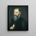 Portrait de Jacobus Moretus - Peter Paul Rubens — kehystetty taideteos seinällä