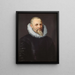 Portrait de Jan I Moretus - Peter Paul Rubens — kehystetty taideteos seinällä