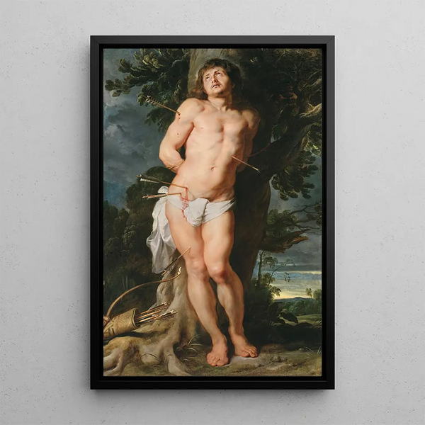 Saint Sébastien - Peter Paul Rubens — kehystetty taideteos seinällä