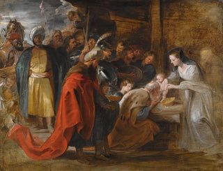 L'Adoration des Mages - Peter Paul Rubens — näkymä teoksesta