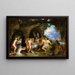 Le Festin d'Achéloos - Peter Paul Rubens — kehystetty taideteos seinällä