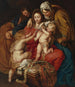 La Sainte Famille avec sainte Élisabeth, saint Jean et une colombe - Peter Paul Rubens — näkymä teoksesta