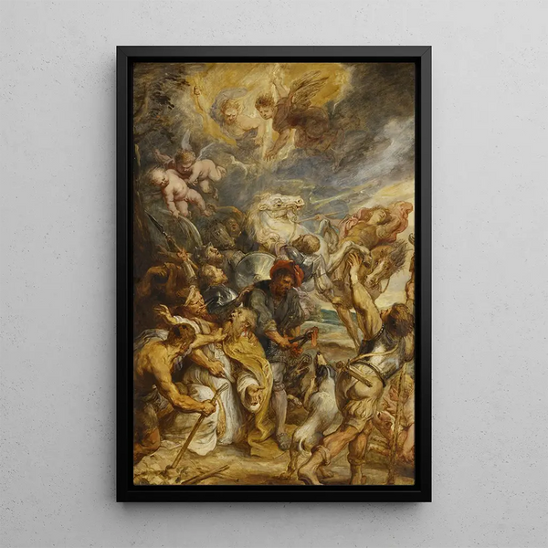 Le Martyre de Saint Livinus - Peter Paul Rubens — kehystetty taideteos seinällä