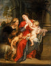 La Vierge à l'Enfant avec sainte Élisabeth et saint Jean-Baptiste - Peter Paul Rubens — näkymä teoksesta