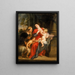 La Vierge à l'Enfant avec sainte Élisabeth et saint Jean-Baptiste - Peter Paul Rubens — kehystetty taideteos seinällä