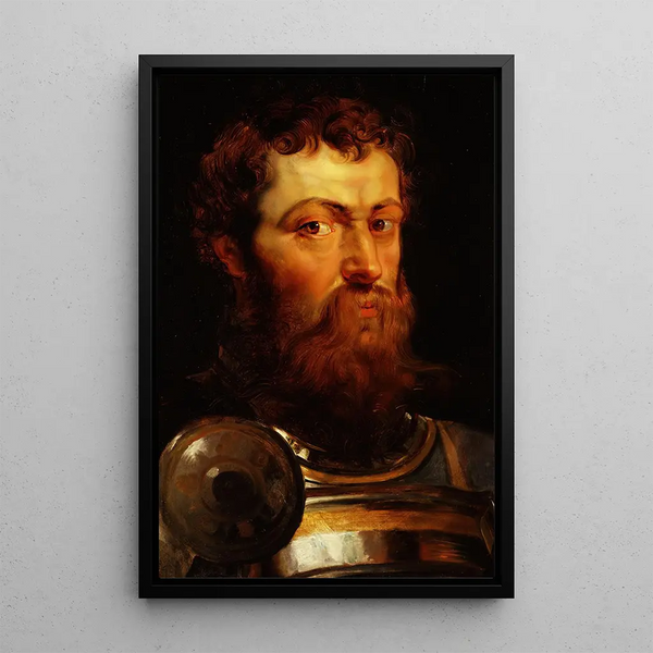Guerrier - Peter Paul Rubens — kehystetty taideteos seinällä