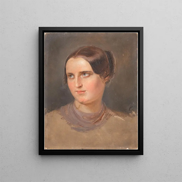 Peter von Cornelius - Lady portrait.webp