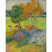 Maalauksen jäljennös Pieni Breton maalaus hanhella - Paul Gauguin