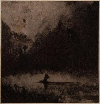 Petite barque sur un lac - Victor Hugo