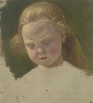 Petite fille aux longs cheveux - Jakob Becker