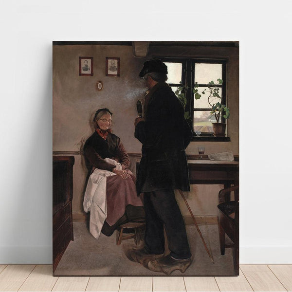 Maalauksen jäljennös Petits porteurs, Sealand - Laurits Andersen Ring