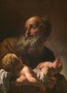 Siméon avec l'Enfant Jésus - Petr Brandl — näkymä teoksesta