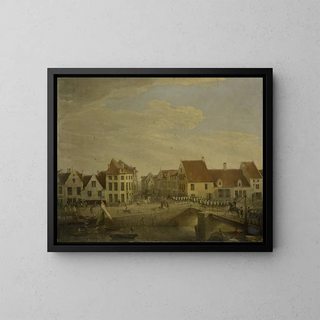 Petrus Groenia - Dutch Troops passing through the Fortress of Dendermonde.webp