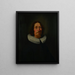 Portrait d'un homme inconnu - Petrus Schotanus Sterringa — kehystetty taideteos seinällä