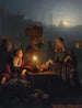 Osta hedelmiä ja vihanneksia yömarkkinoilta - Petrus van Schendel — näkymä teoksesta