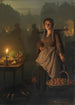 Marché à la chandelle - Petrus van Schendel — näkymä teoksesta