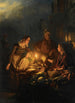 Marché au clair de lune à La Haye - Petrus van Schendel — näkymä teoksesta