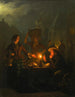 Marché nocturne au Groenmarkt de La Haye - Petrus van Schendel — näkymä teoksesta
