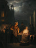 Rotterdamin yömarkkinat - Petrus van Schendel — näkymä teoksesta