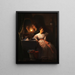 La lettre d'amour - Petrus van Schendel — kehystetty taideteos seinällä