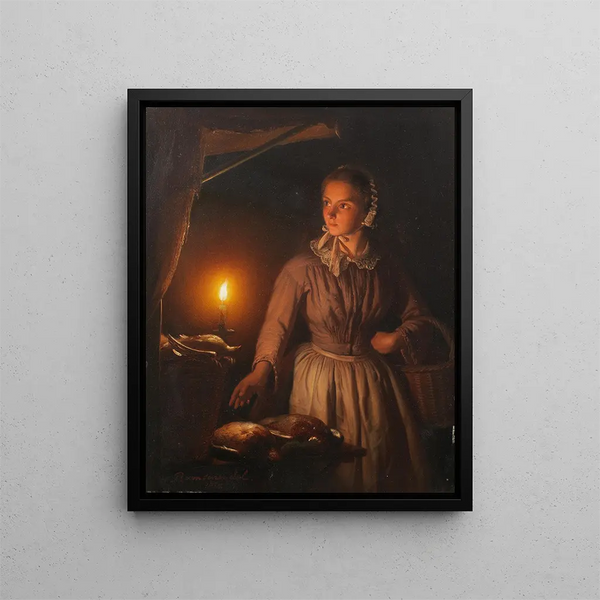 Petrus van Schendel - The night stall.webp