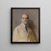Charles Evans Hughes - Philip Alexius de László — kehystetty taideteos seinällä