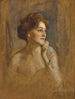 Comtesse Robert de Pourtalès née Marie Elisabeth van Rijck - Philip Alexius de László — näkymä teoksesta