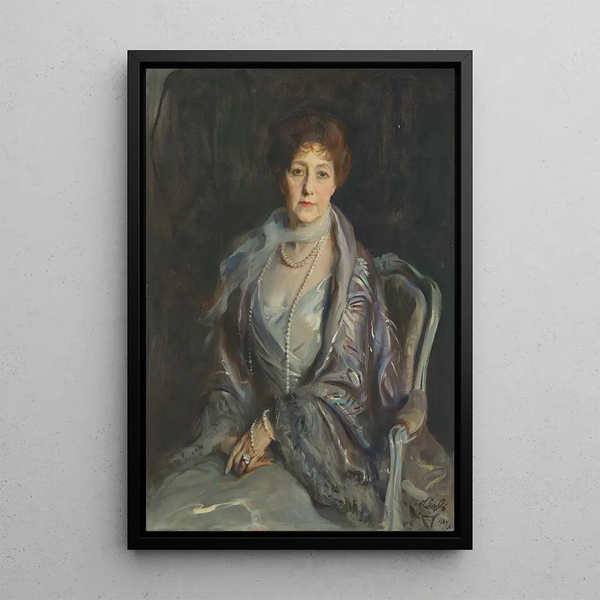 Marquise de Laborde Pauline Léon syntynyt Pauline de Rafelis de Saint Sauveur - Philip Alexius de László — kehystetty taideteos seinällä