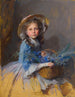 Mrs Adrian van Montagu née Anne Mabel Olivia Trouton - Philip Alexius de László — näkymä teoksesta