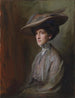 Mme Herbert Asquith, plus tard comtesse d'Oxford et d'Asquith - Philip Alexius de László — näkymä teoksesta