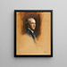 Portrait d'étude du baron Georg Franckenstein - Philip Alexius de László — kehystetty taideteos seinällä