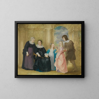 Portrait de famille - Philip Fruytiers — kehystetty taideteos seinällä