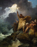 La destruction de l'armée des pharaons - Philip James de Loutherbourg — näkymä teoksesta