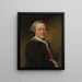Portrait de Franciscus Joannes Moretus - Philip Joseph Tassaert — kehystetty taideteos seinällä