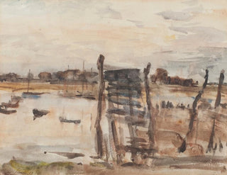 Sur la Mersea - Philip Wilson Steer — näkymä teoksesta